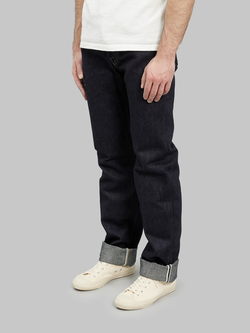 The Strike Gold Extra Heavyweight regular straight jeans side view