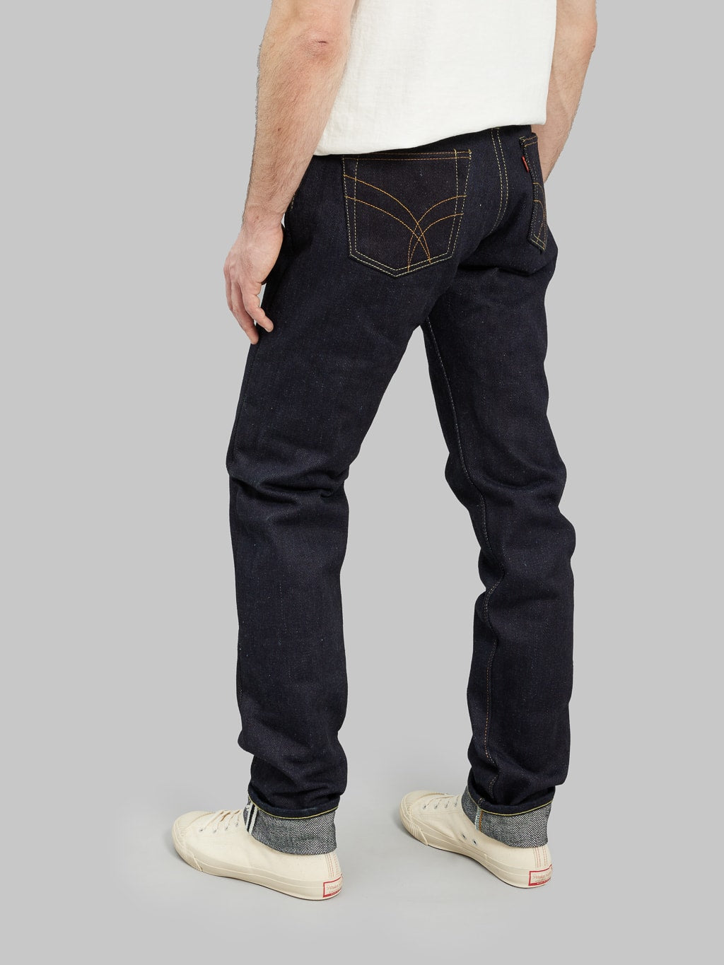 The Strike Gold Extra Heavyweight straight tapered jeans back fit