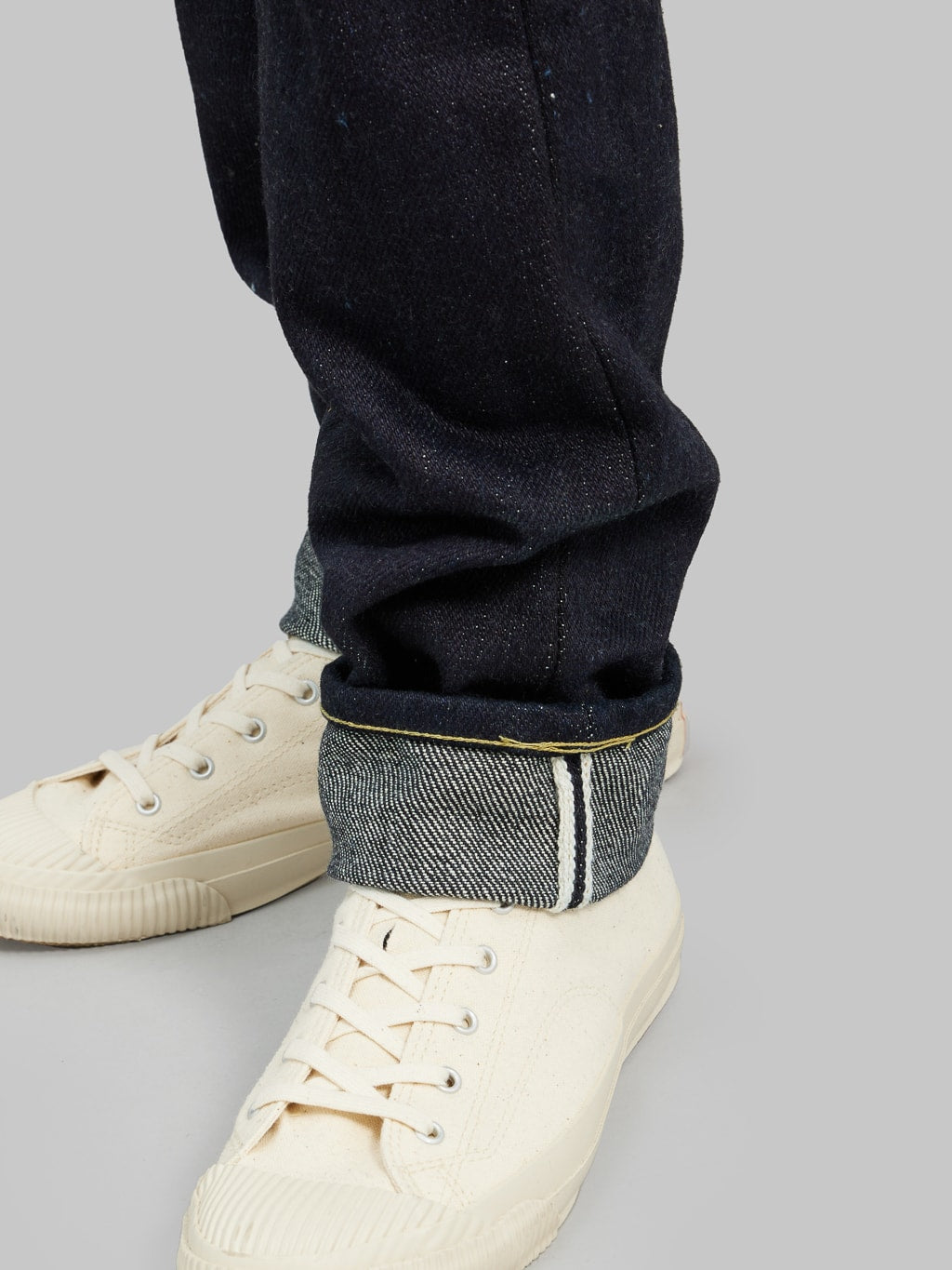 The Strike Gold Extra Heavyweight straight tapered jeans selvedge detail
