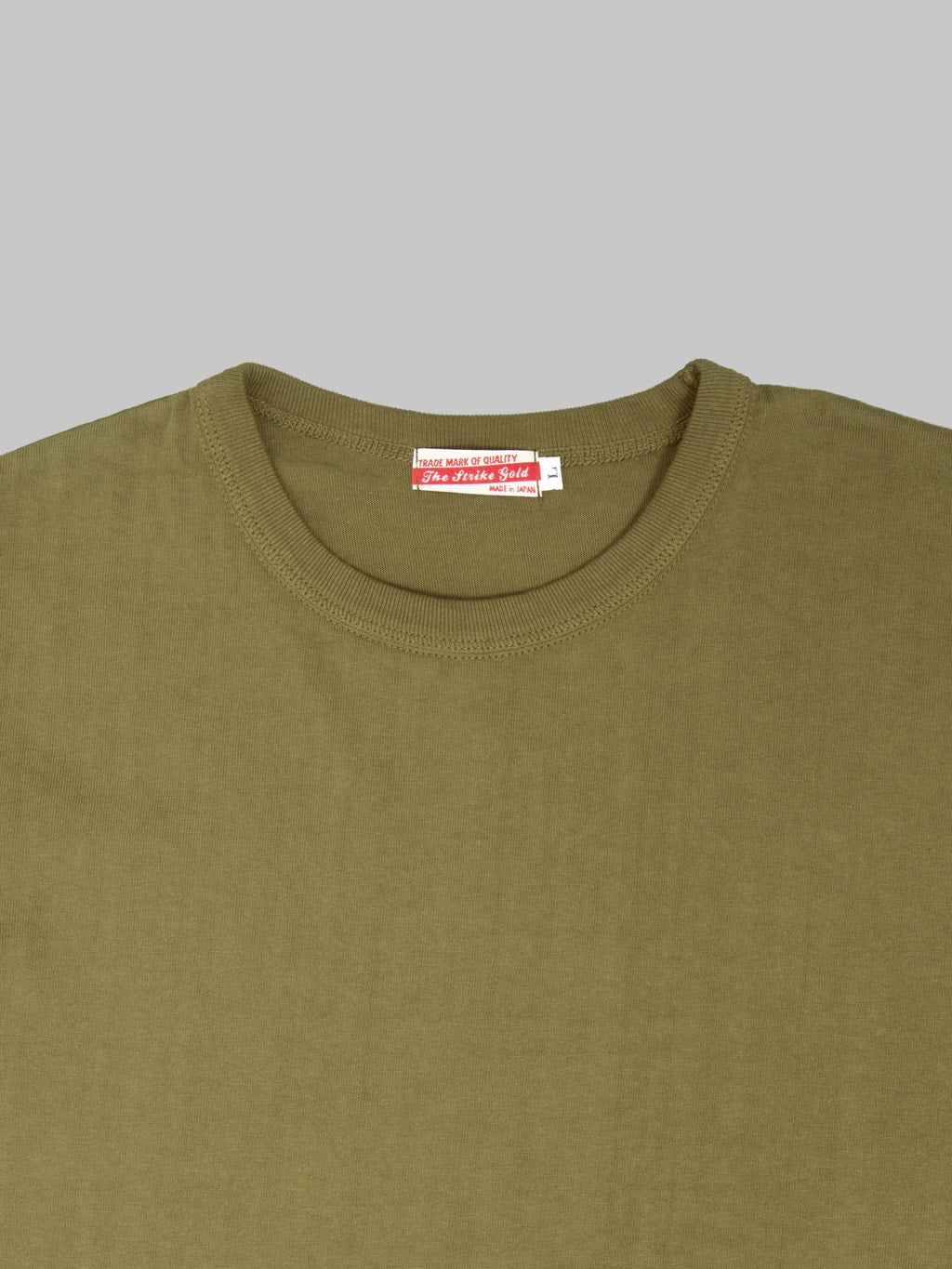 The  Strike Gold Loopwheeled T-Shirt Olive