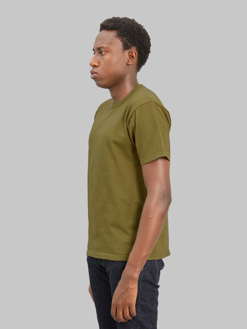 The  Strike Gold Loopwheeled T-Shirt Olive