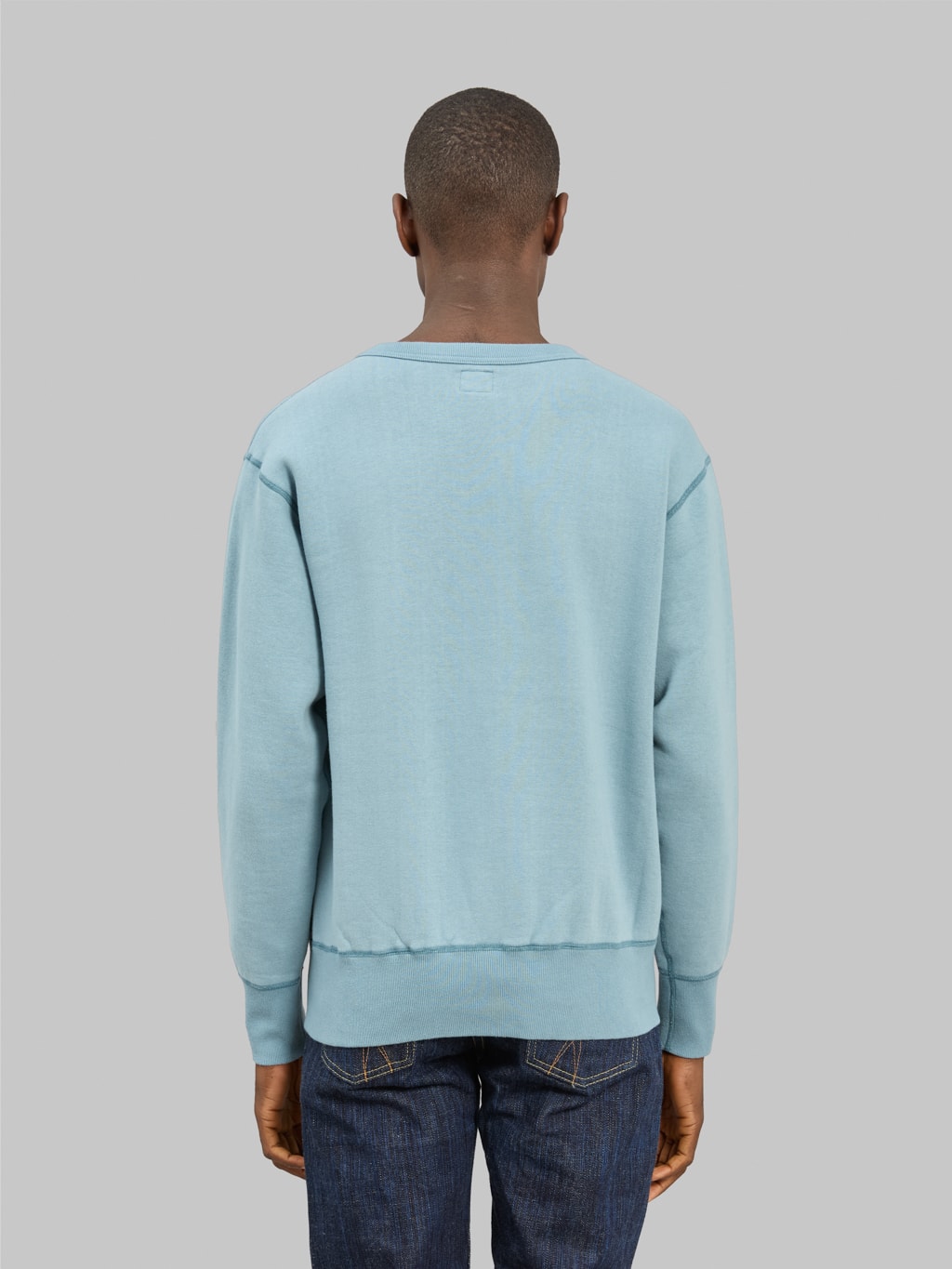 The Strike Gold Loopwheeled Sweatshirt Sax Blue