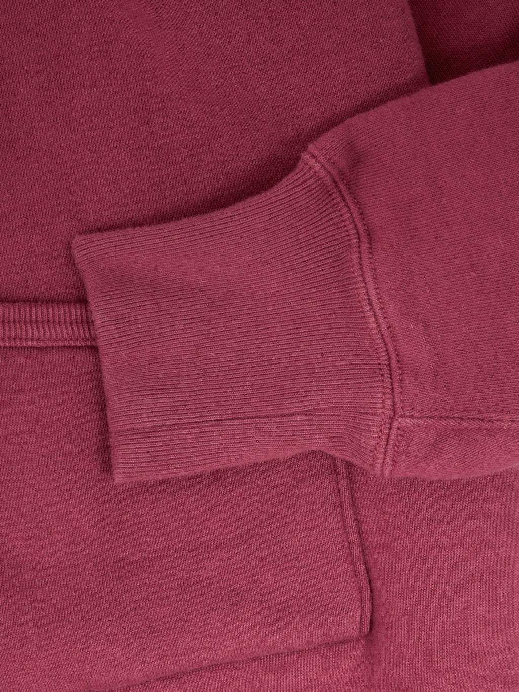 The Strike Gold  Loopwheeled Zip Hoodie Burgundy