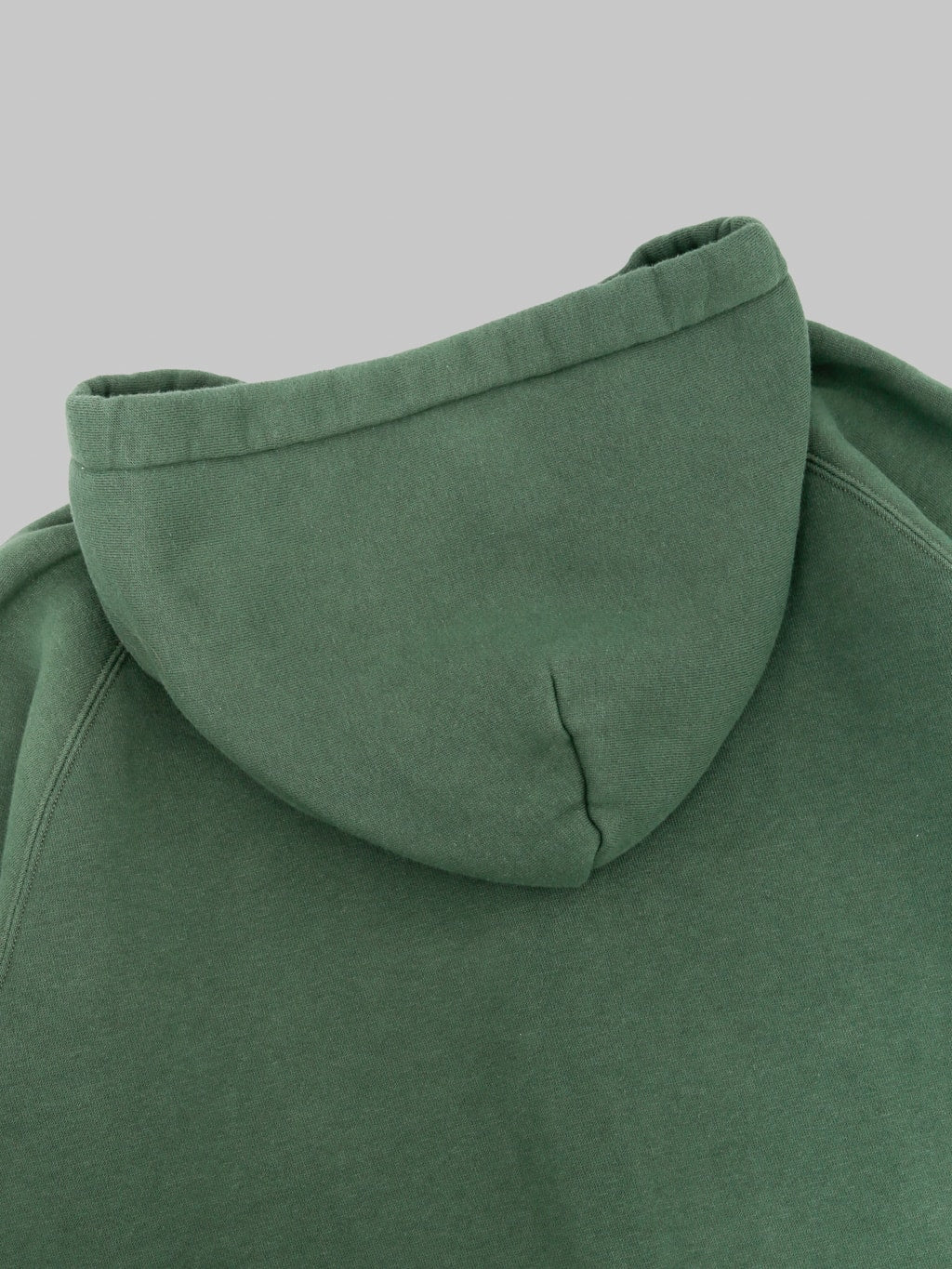 The Strike Gold  Loopwheeled Zip Hoodie Green