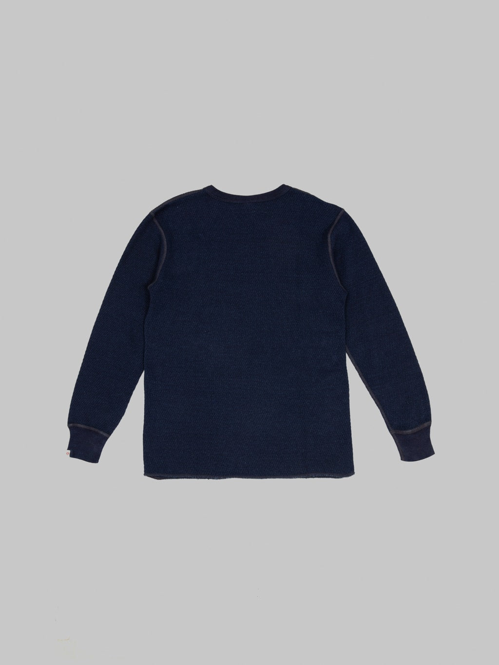 UES Double Honeycomb Thermal TShirt Indigo back