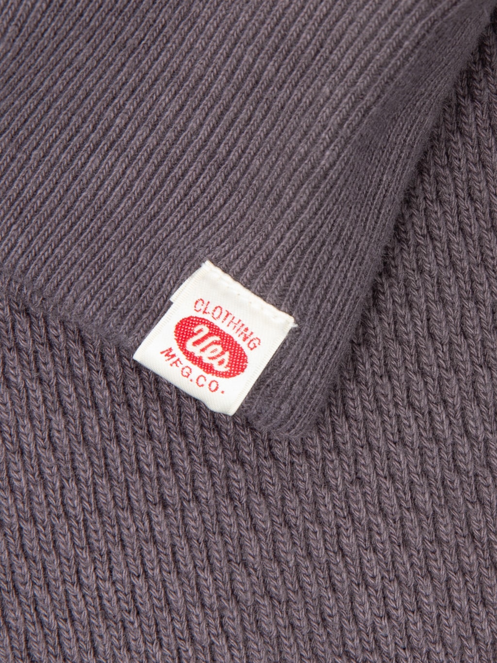 UES Double Honeycomb Thermal TShirt Purple Navy brand logo