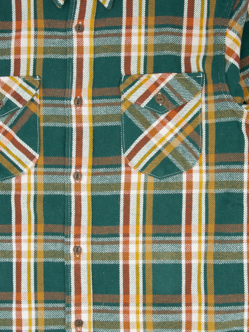 UES Heavy Flannel Shirt Green