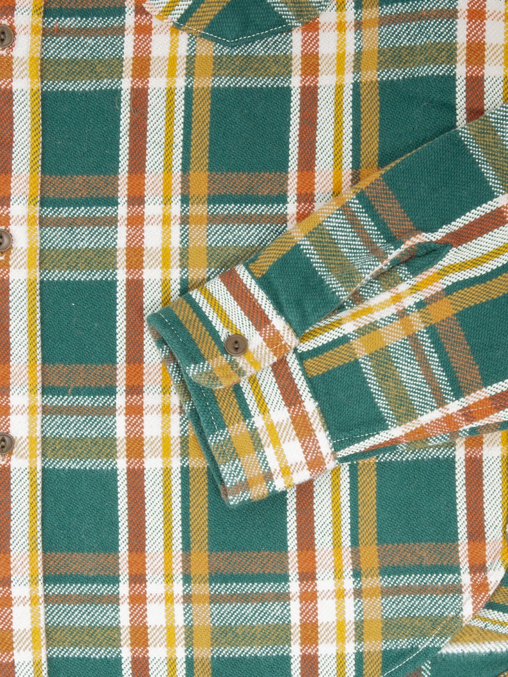 UES Heavy Flannel Shirt Green