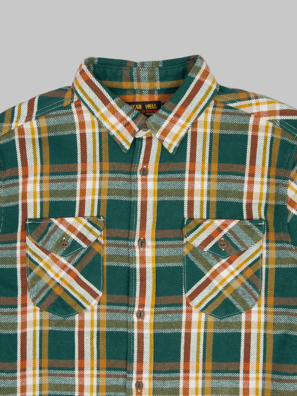 UES Heavy Flannel Shirt Green
