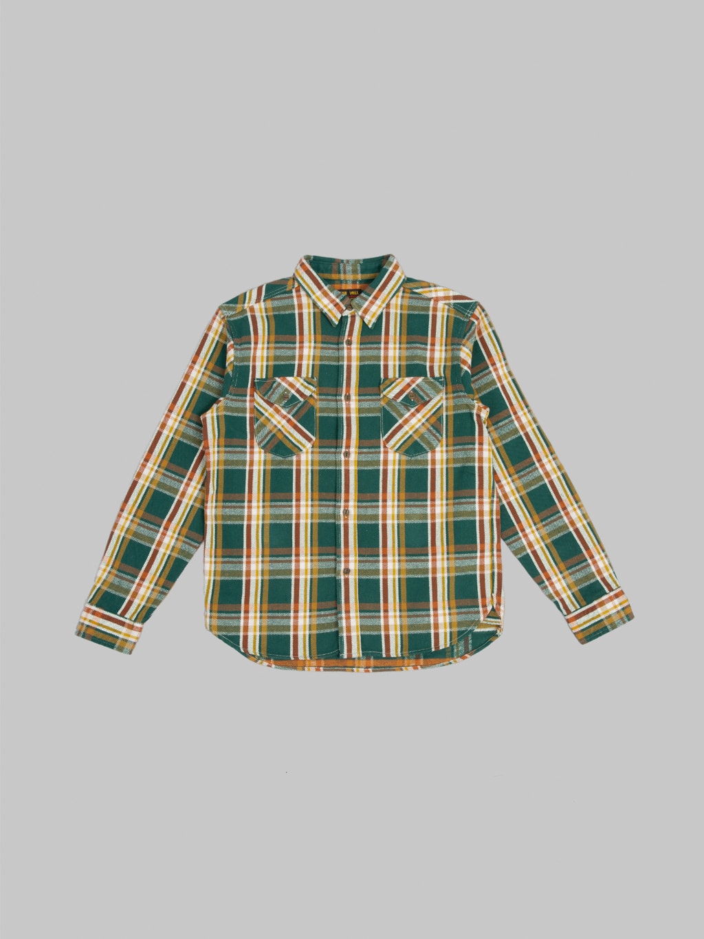 UES Heavy Flannel Shirt Green