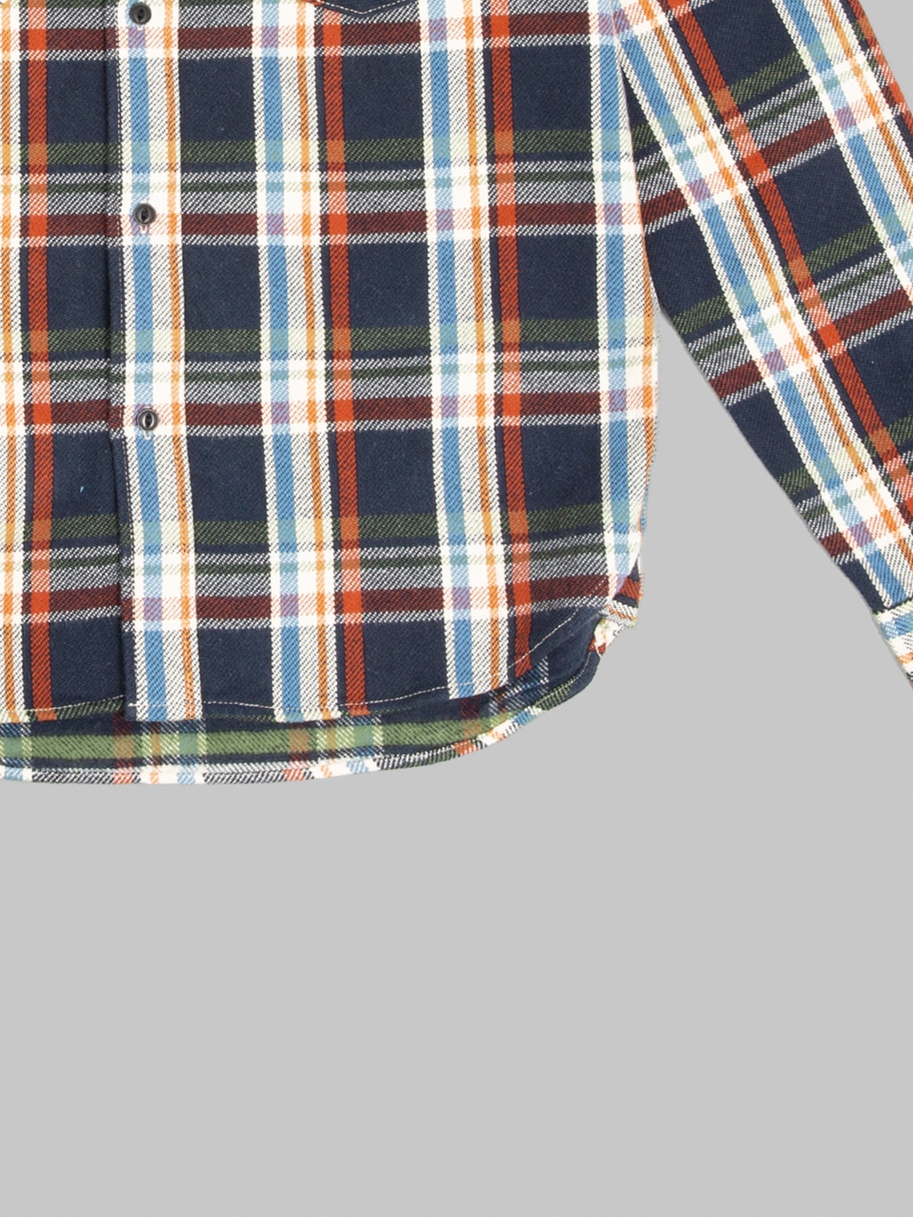 UES Heavy Flannel Shirt Navy