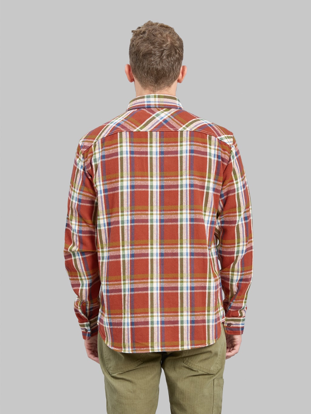 UES Heavy Flannel Shirt Red