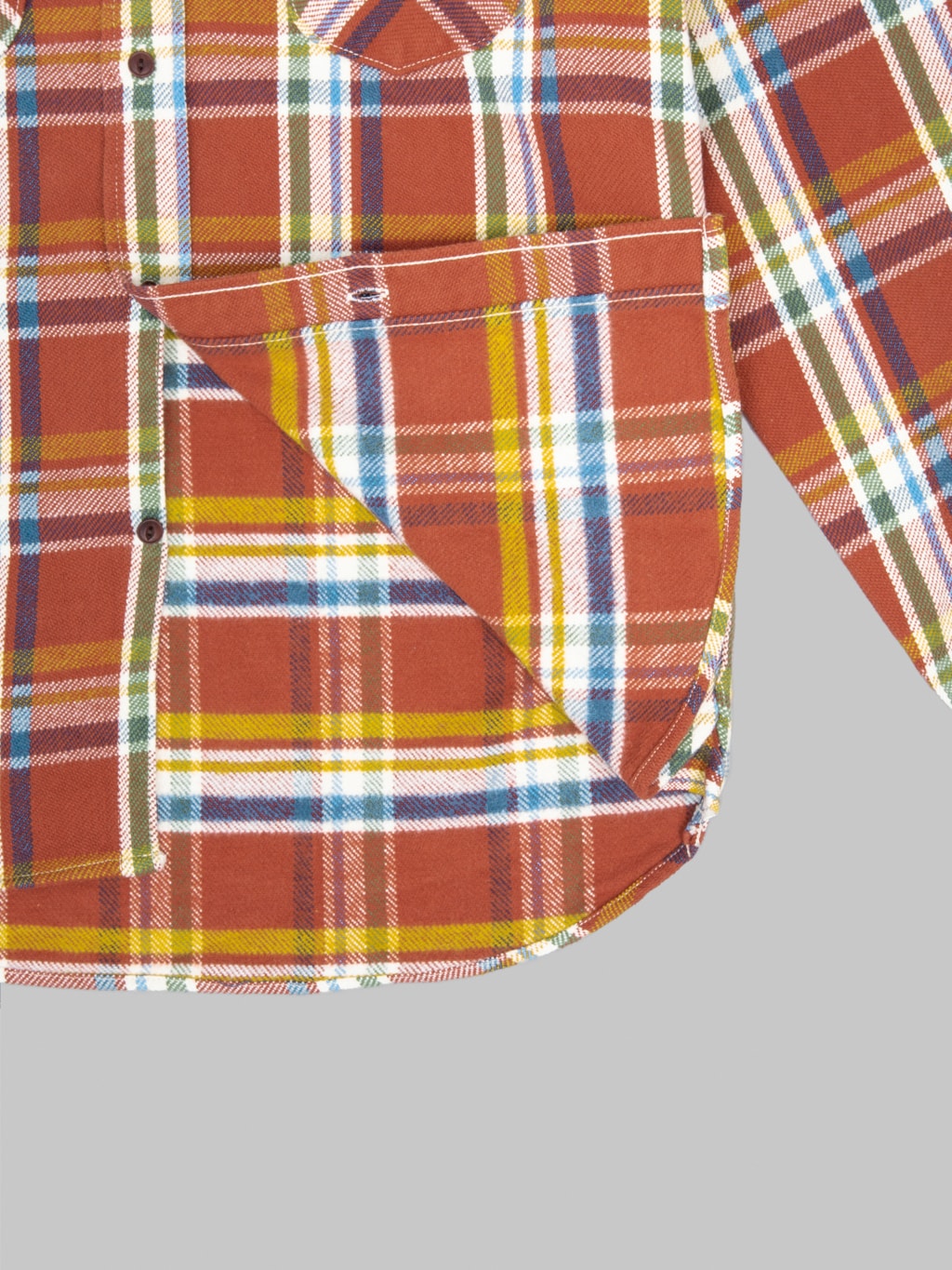 UES Heavy Flannel Shirt Red