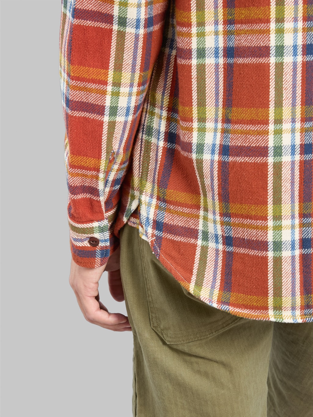 UES Heavy Flannel Shirt Red