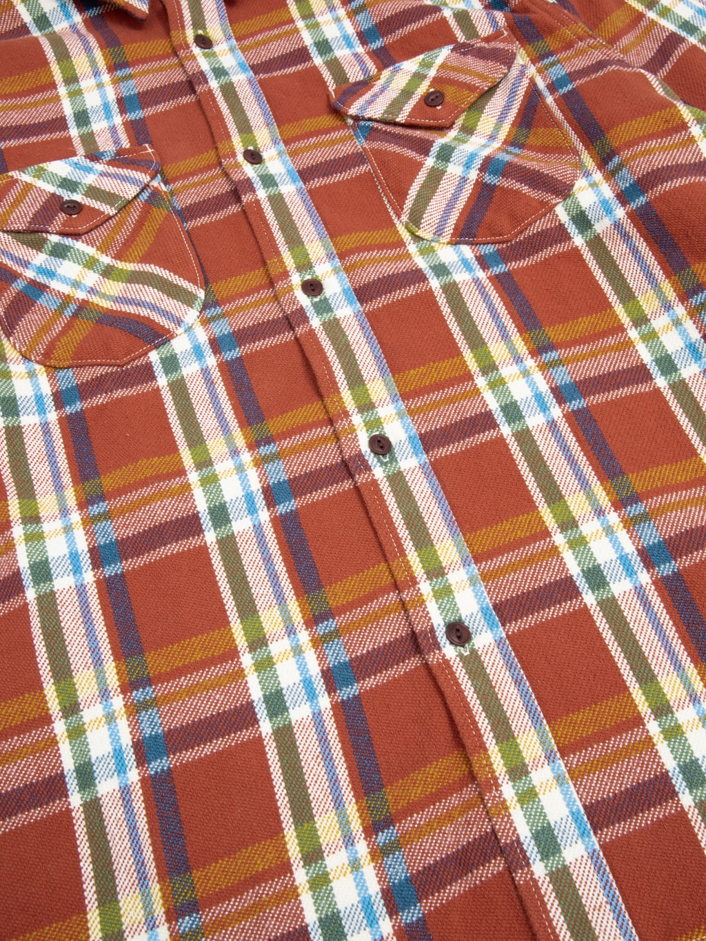 UES Heavy Flannel Shirt Red