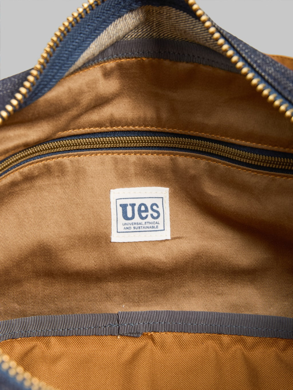 UES Body Bag Denim brown canvas