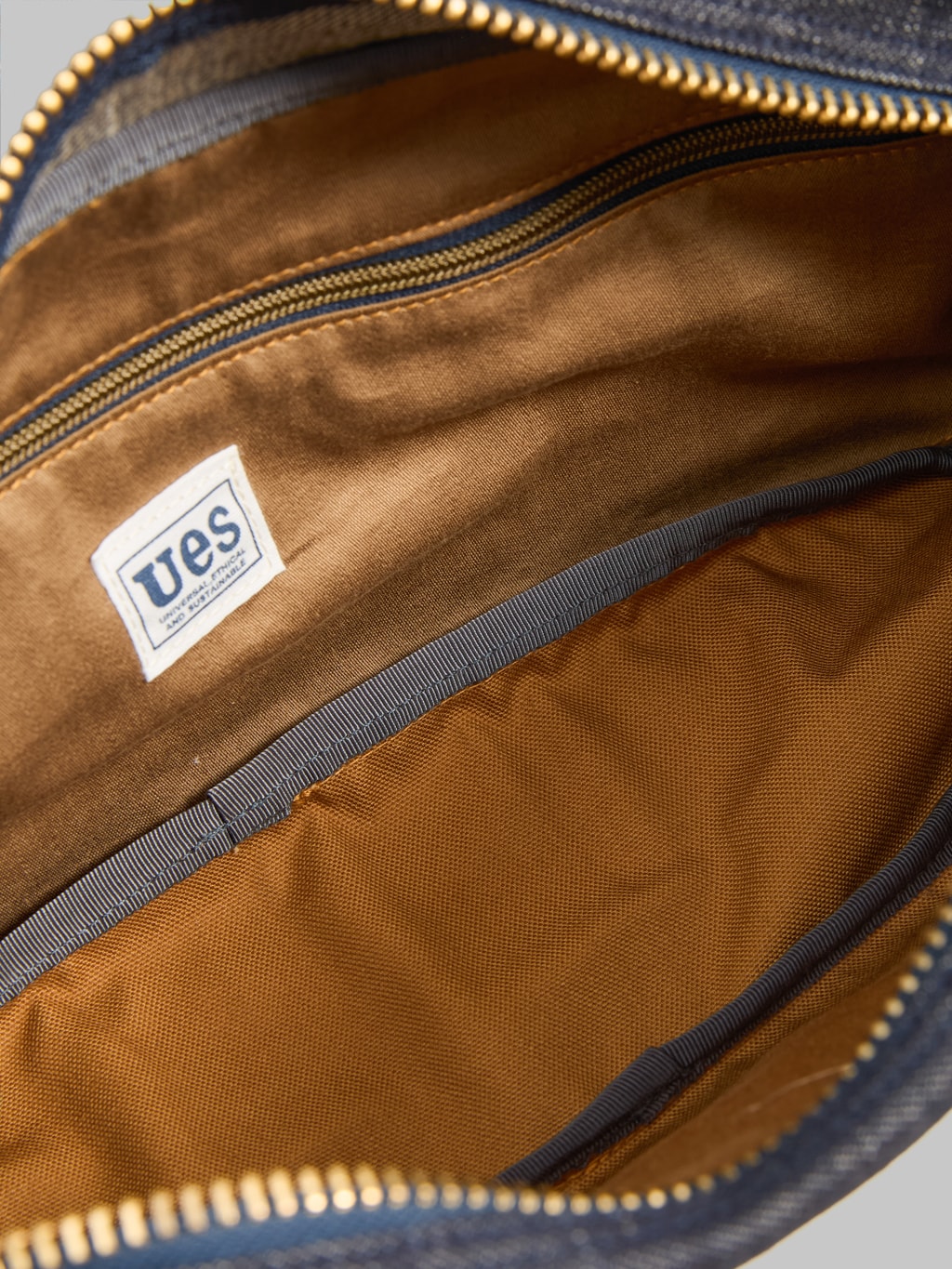 UES Body Bag Denim interior fabric