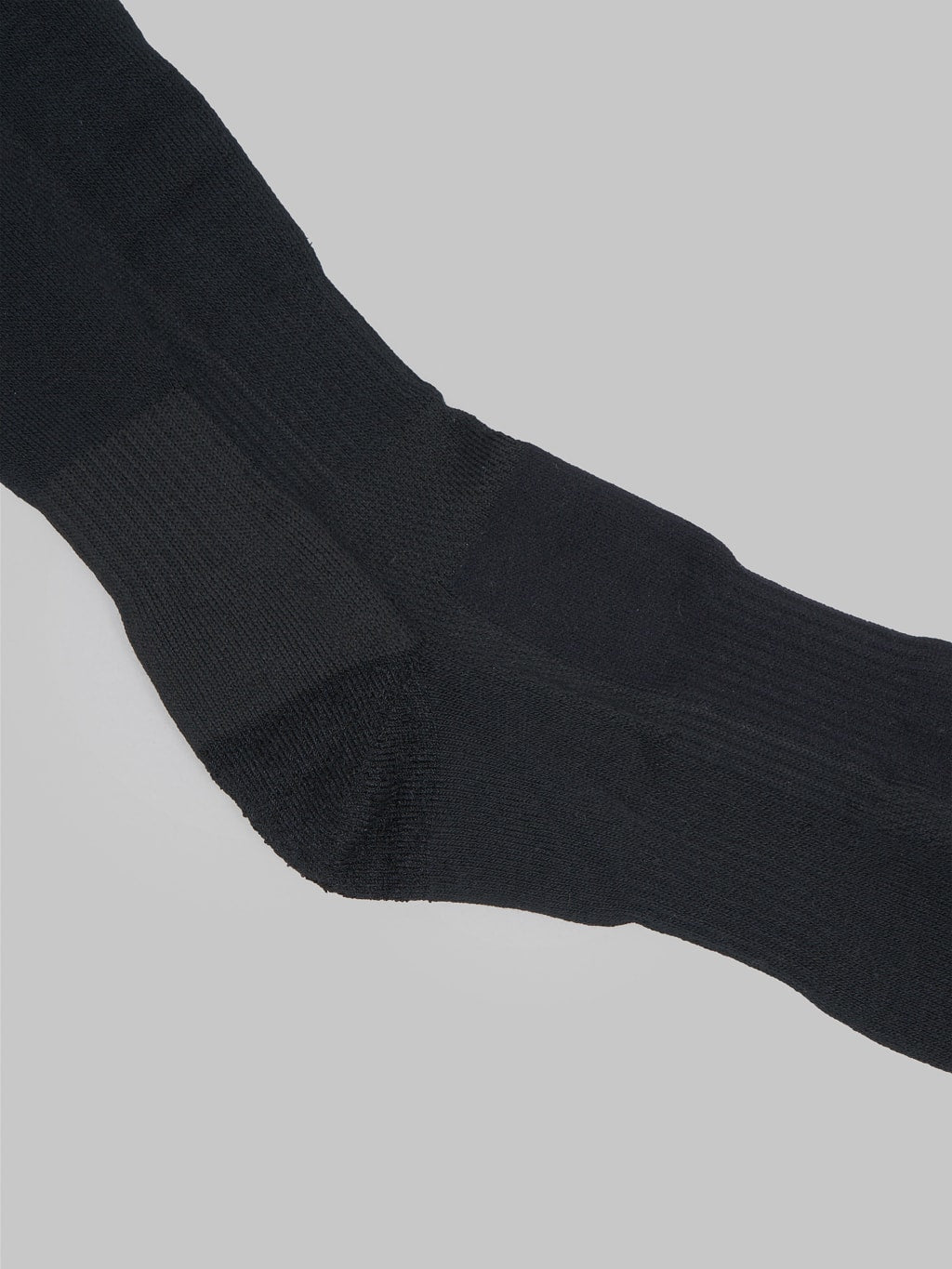 UES boot socks black reinforced heel