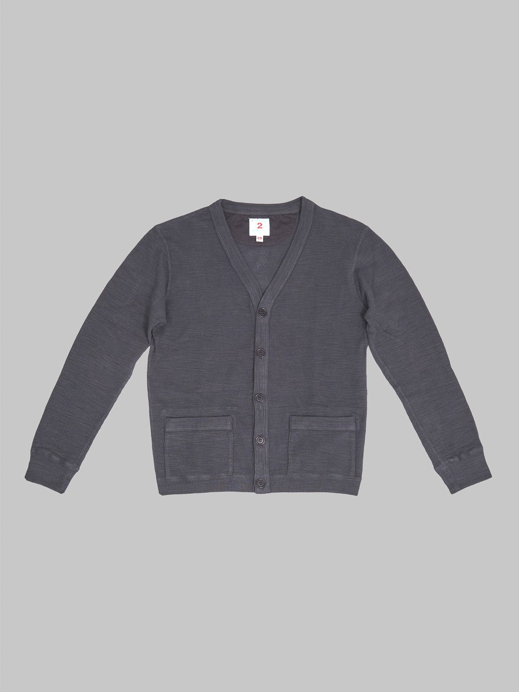 UES Cardigan Black cotton front look