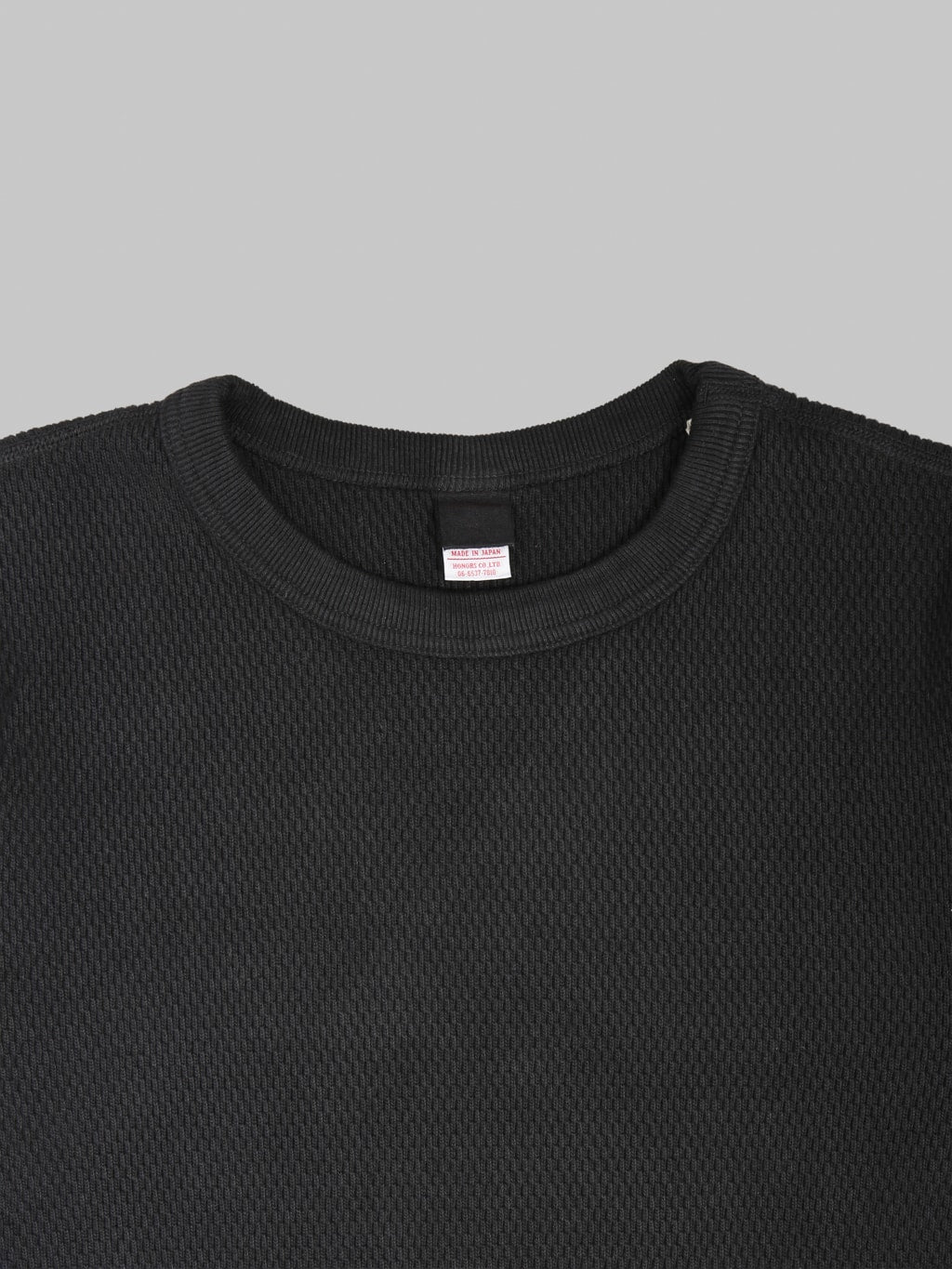 UES Double Honeycomb Thermal T-Shirt Black