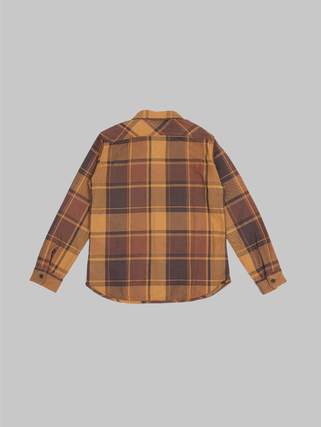 UES Extra Heavy Flannel Shirt Orange