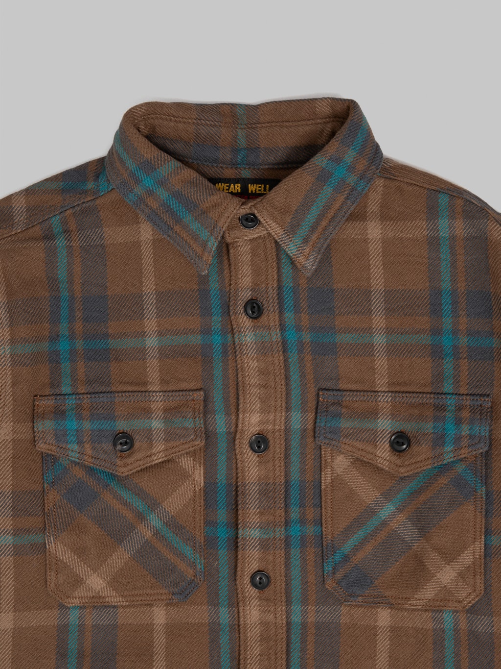 UES Extra Heavy Flannel Shirt Beige