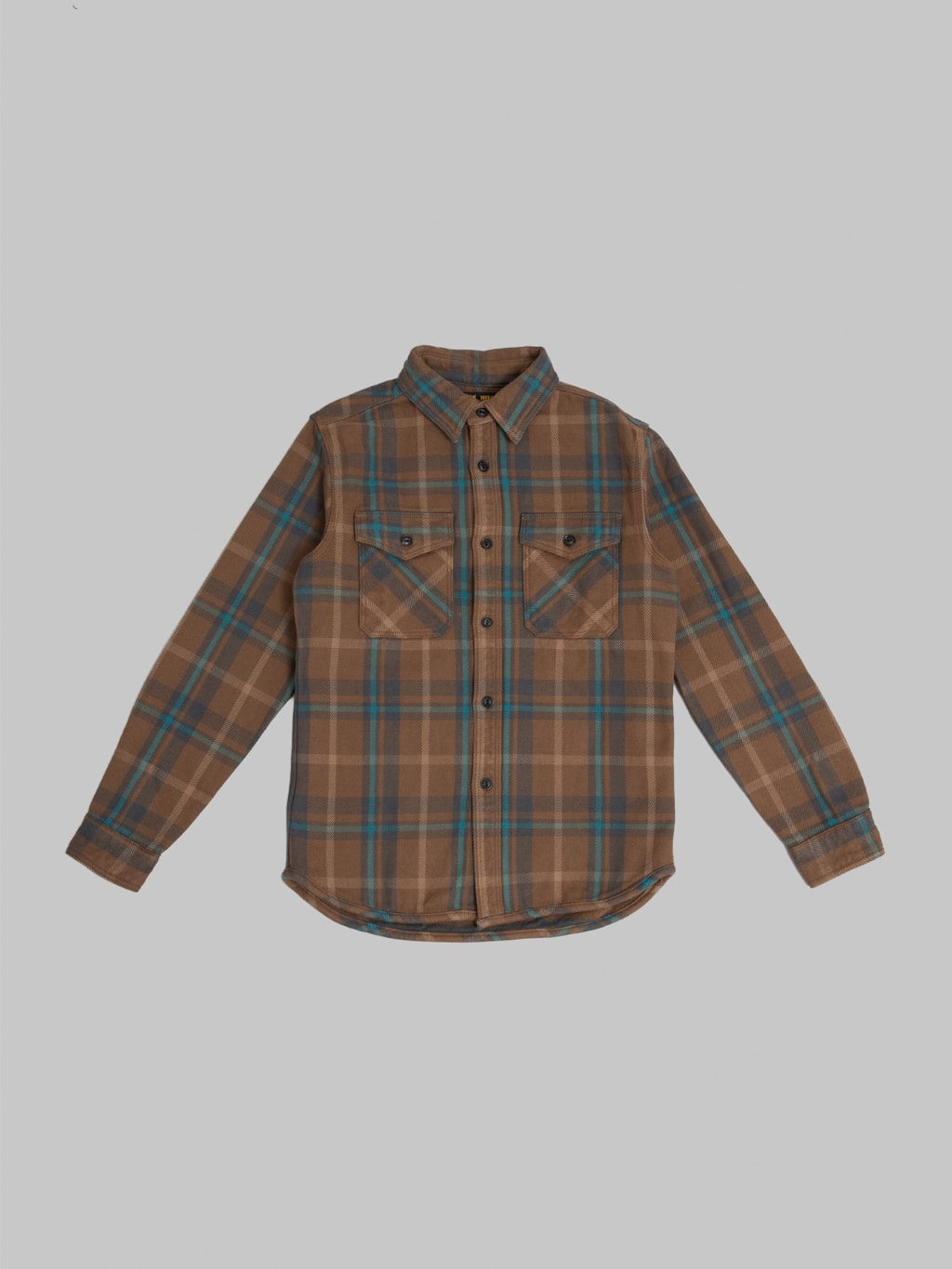 UES Extra Heavy Flannel Shirt Beige