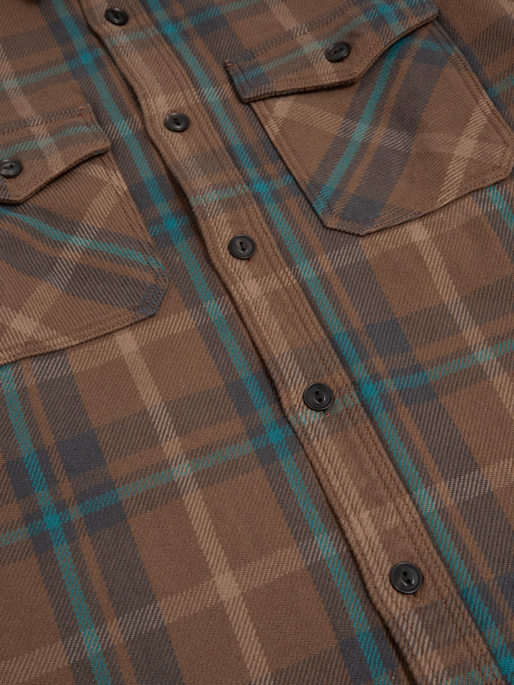UES Extra Heavy Flannel Shirt Beige