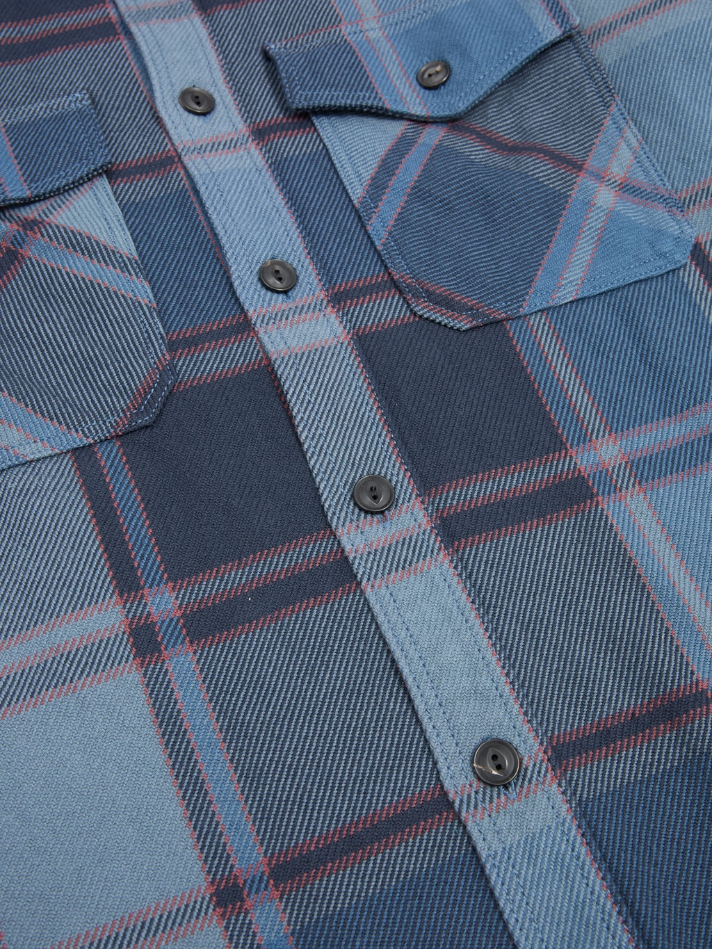 UES Extra Heavy Flannel Shirt Blue