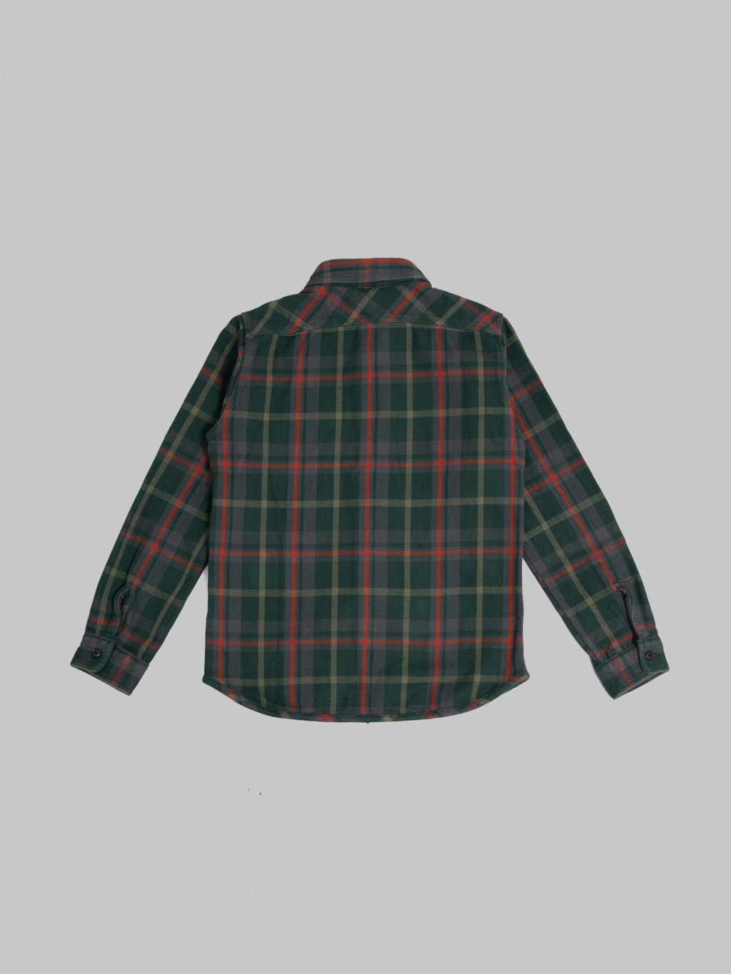 UES Extra Heavy Flannel Shirt Green