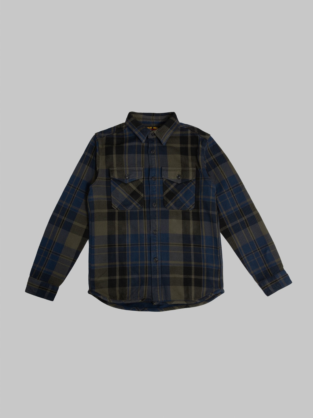 UES Extra Heavy Flannel Shirt Navy