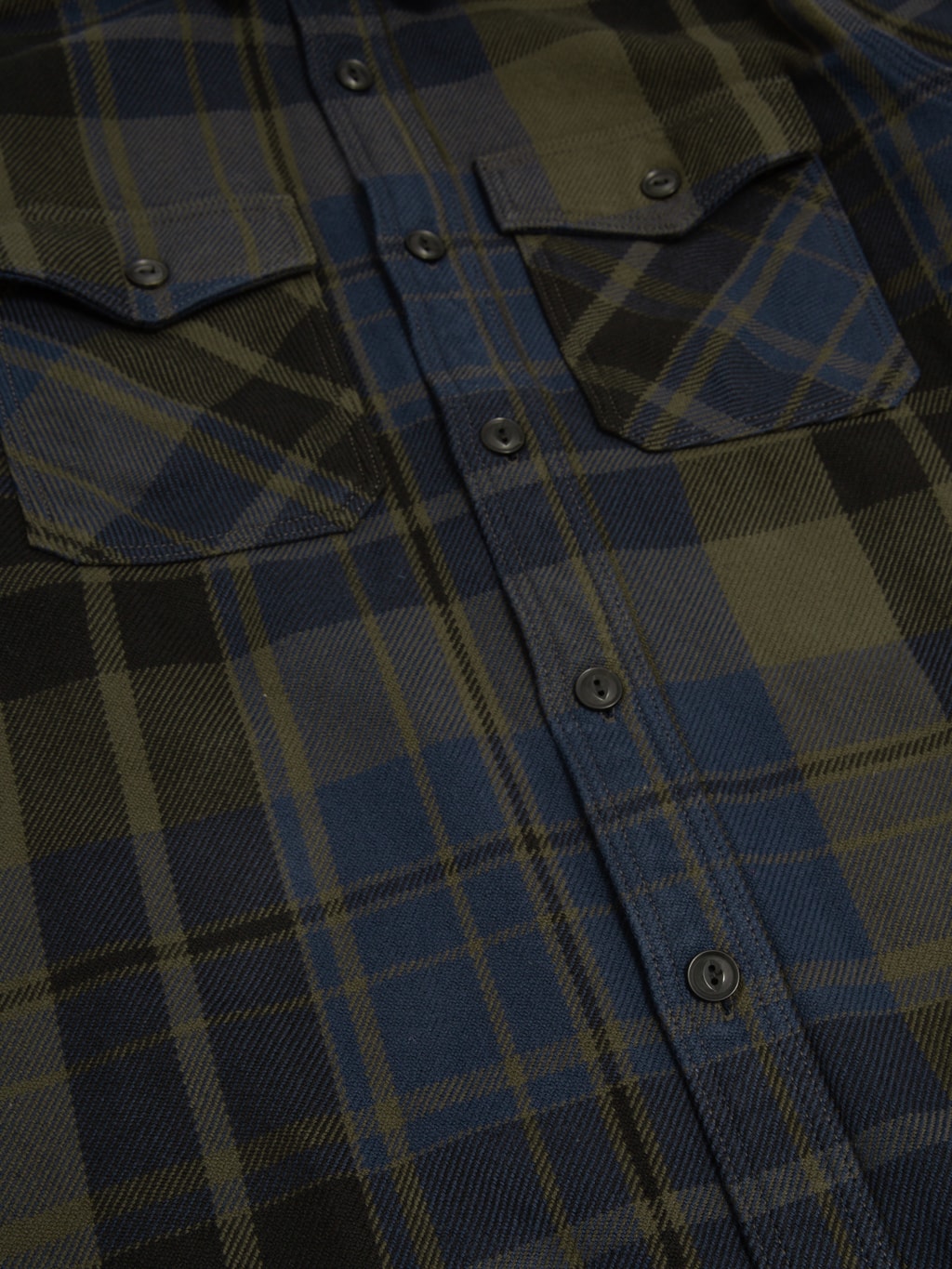 UES Extra Heavy Flannel Shirt Navy