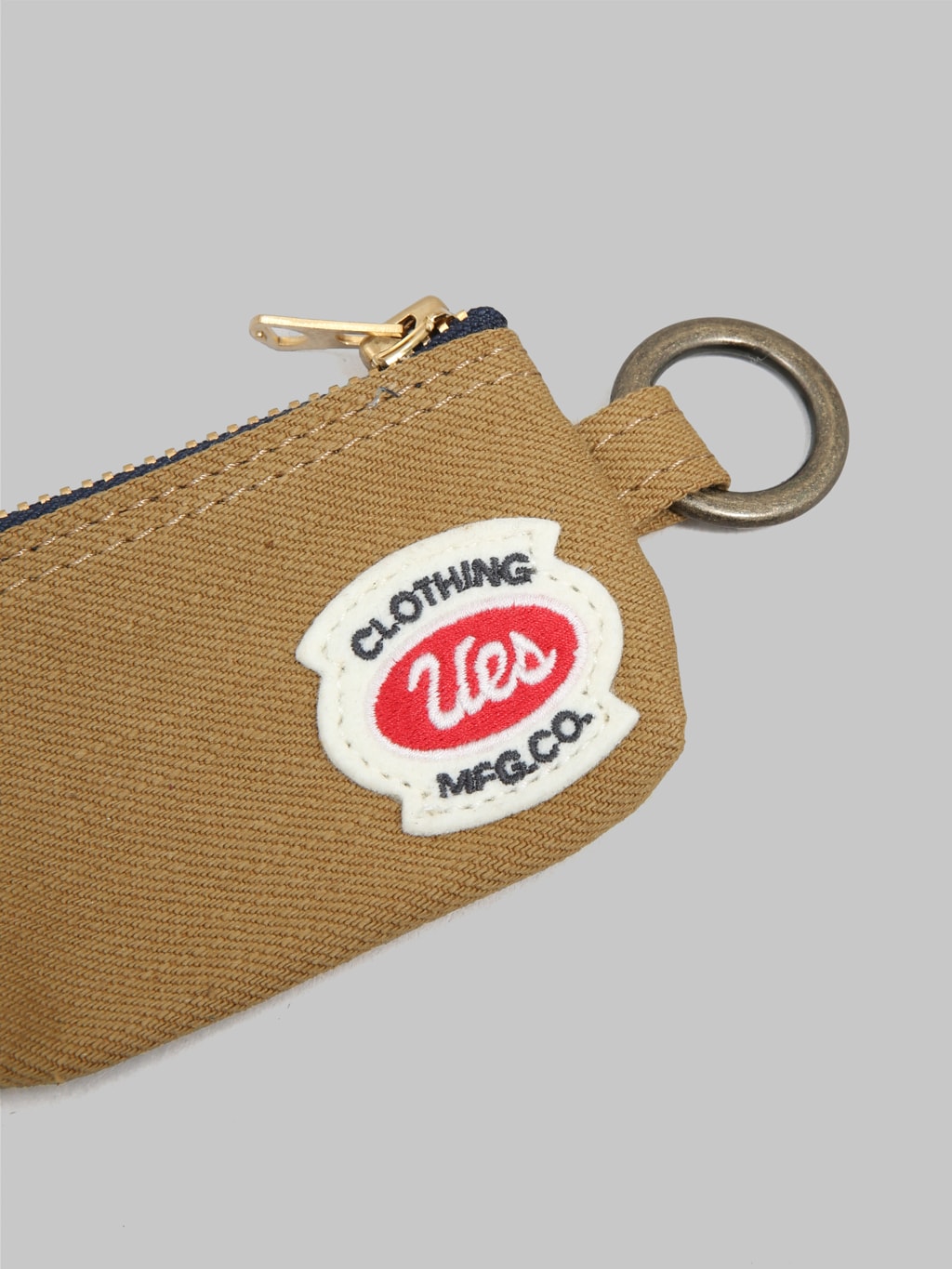 ues key case camel key holder logo