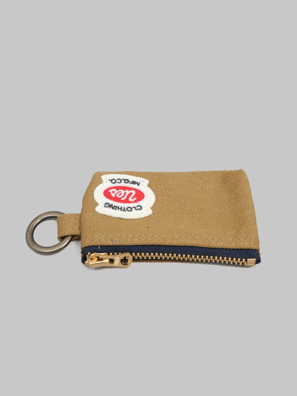 ues key case camel key holder zip