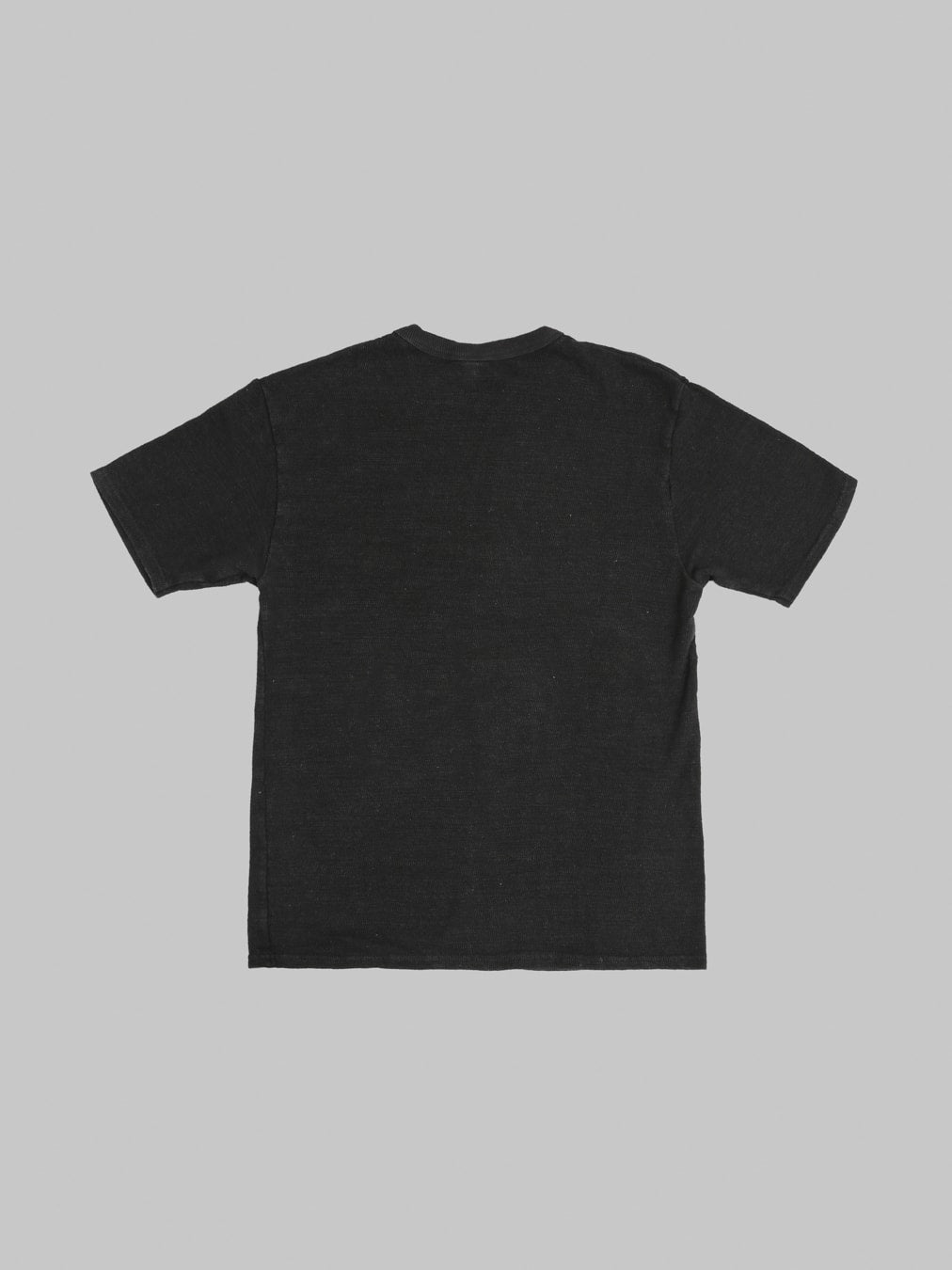 UES 100 Linen Long Sleeve TShirt Black  back