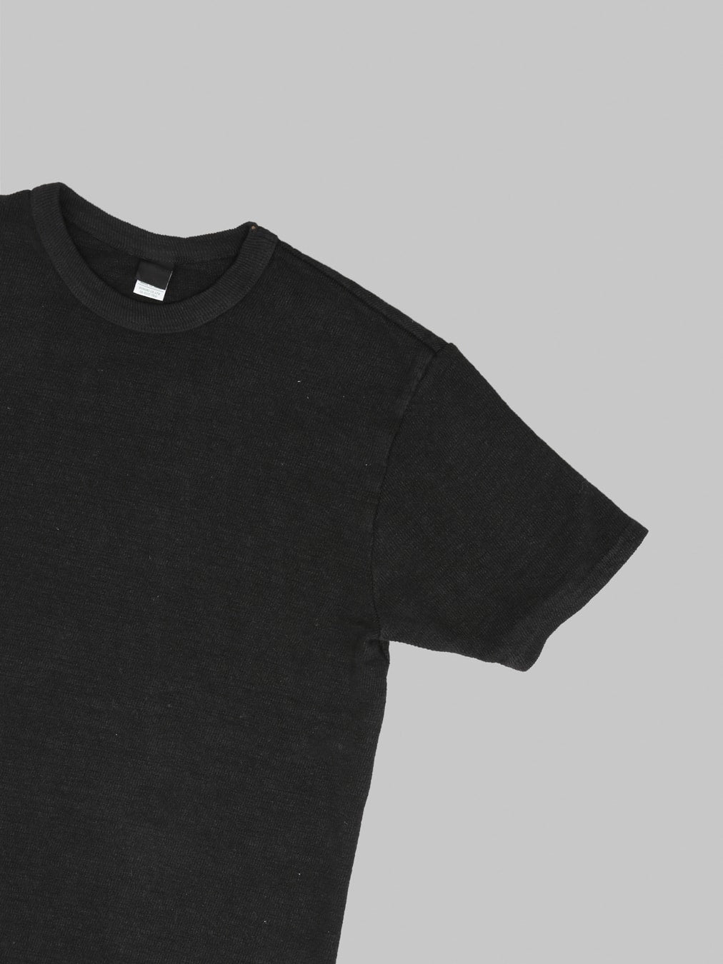 UES 100 Linen Long Sleeve TShirt Black made in japan