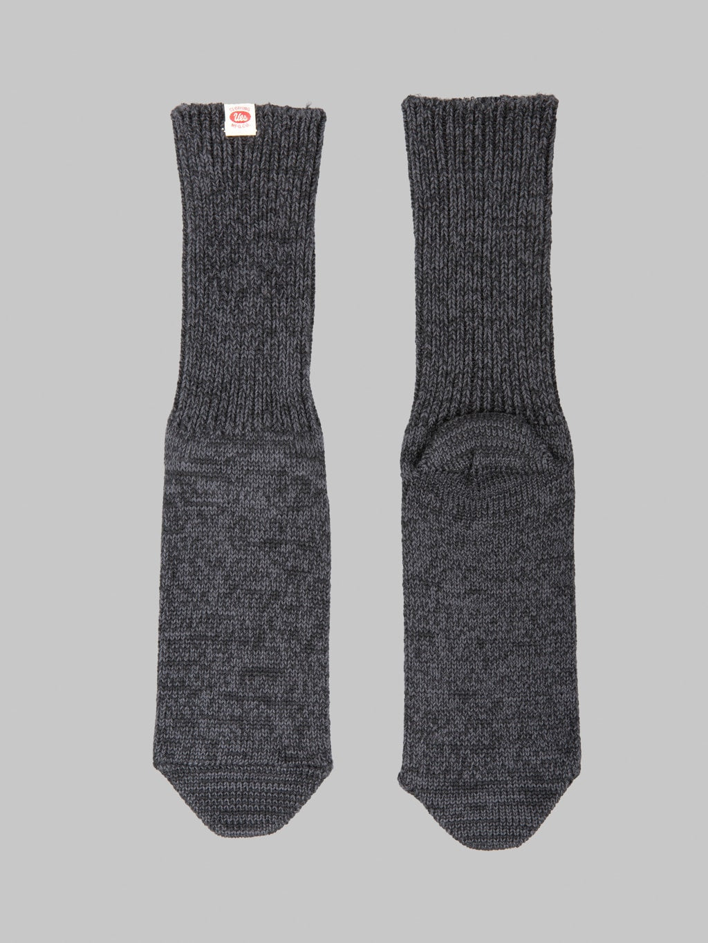 UES Melange Crew Length Socks Black