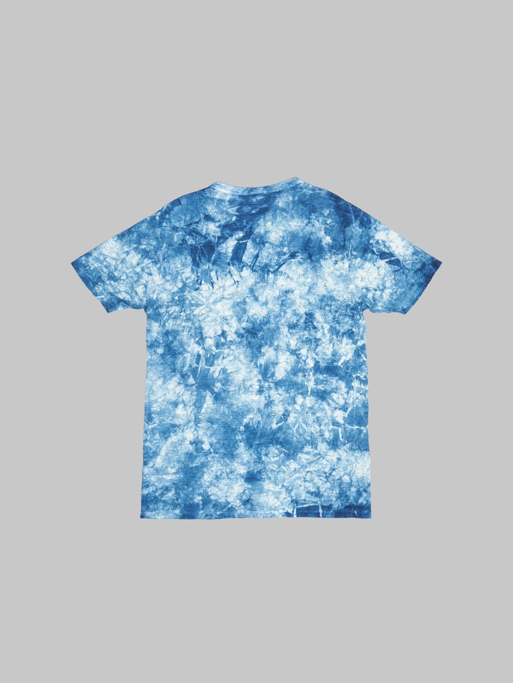 ues natural indigo hand dyed murakumo tshirt back