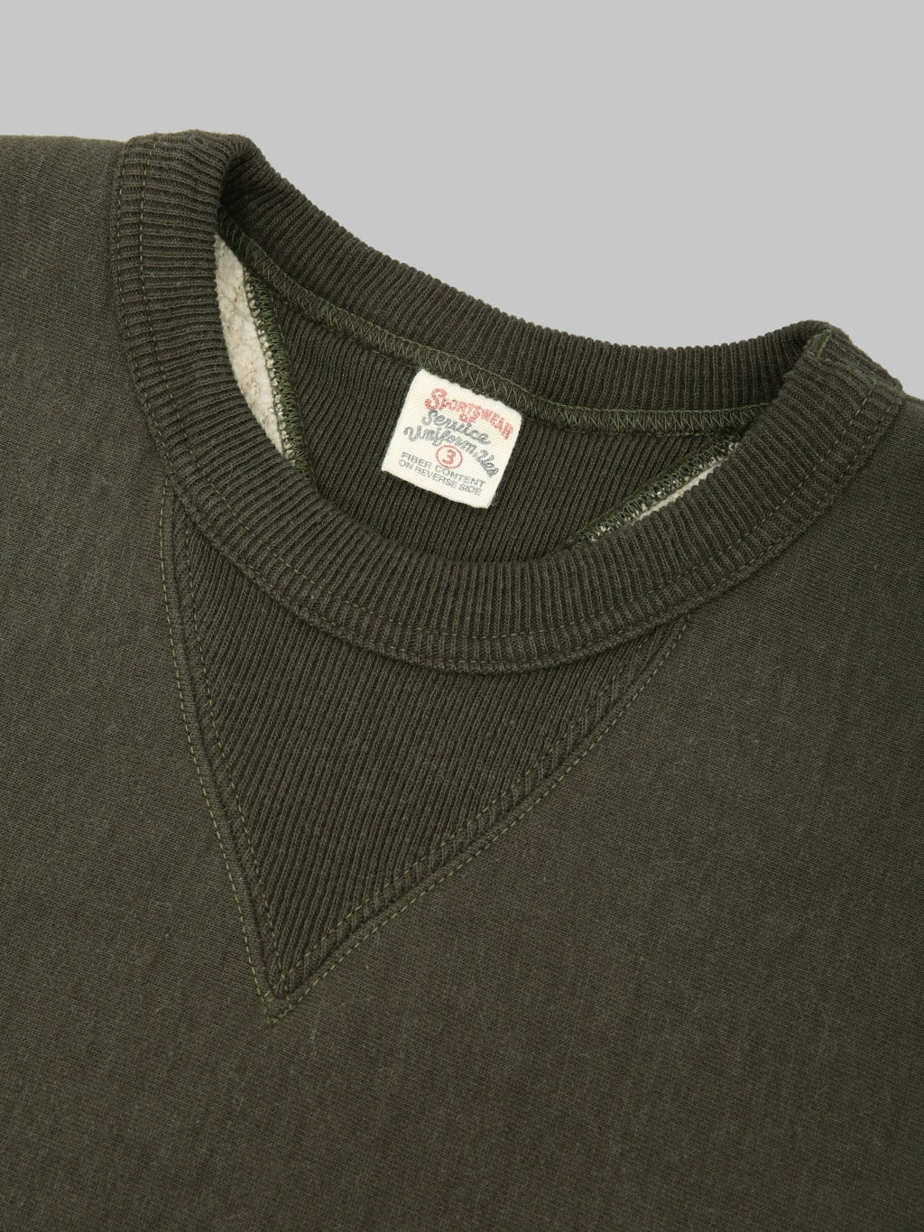 UES New Purcara Sweatshirt Olive - Redcast Heritage Co.