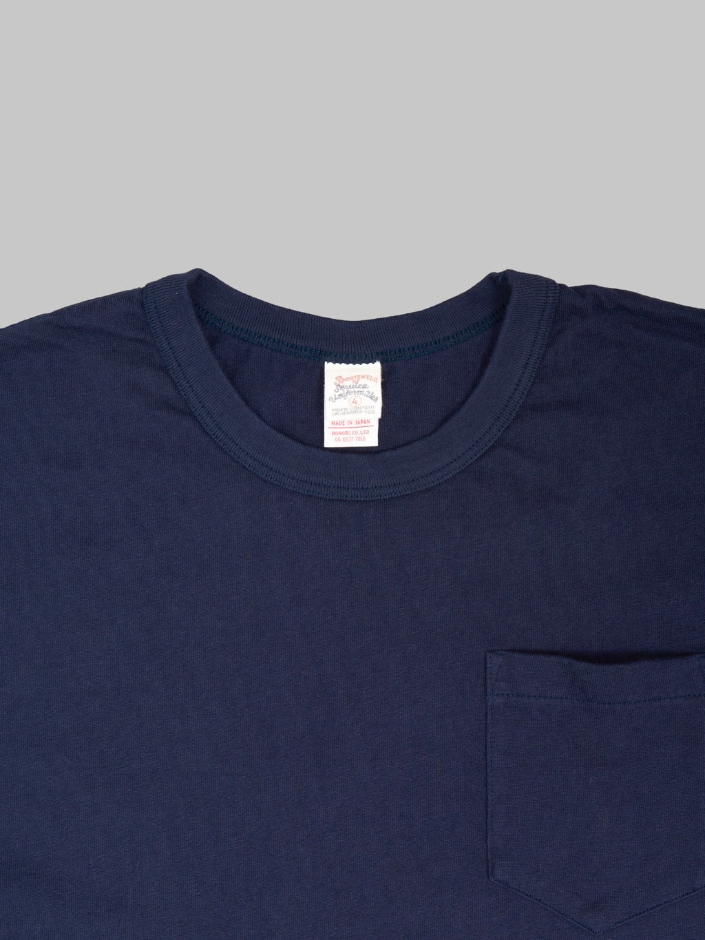 UES Ramayana Crew-Neck Pocket T-Shirt Navy