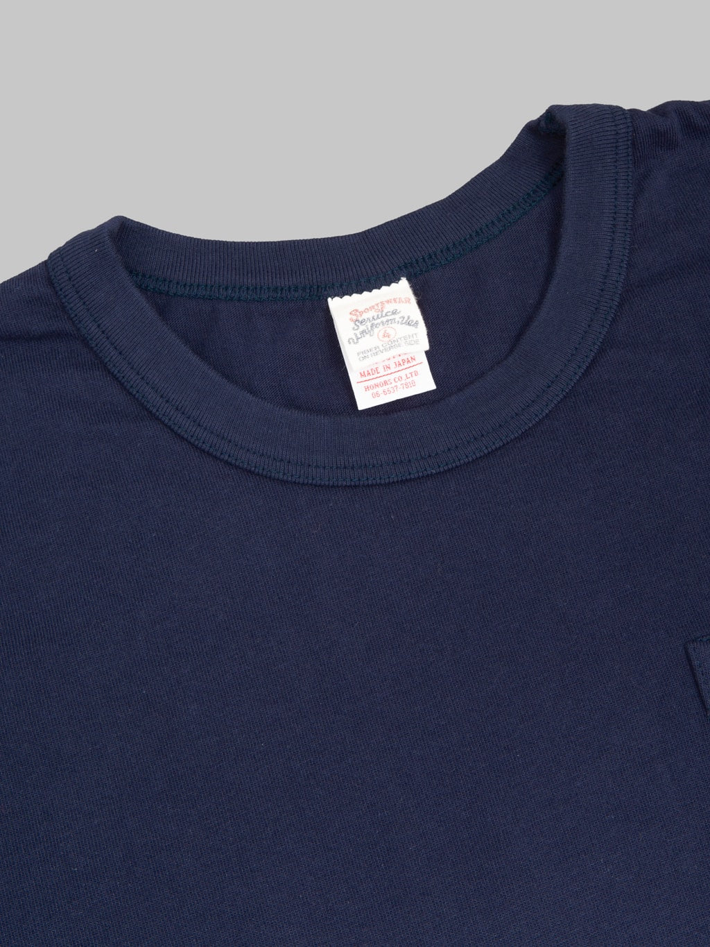 UES Ramayana Crew-Neck Pocket T-Shirt Navy