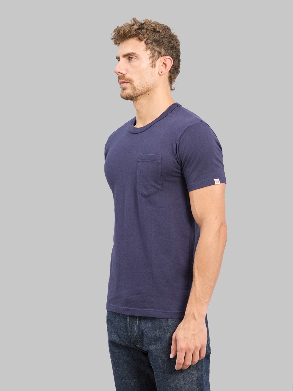 UES Ramayana Crew-Neck Pocket T-Shirt Navy