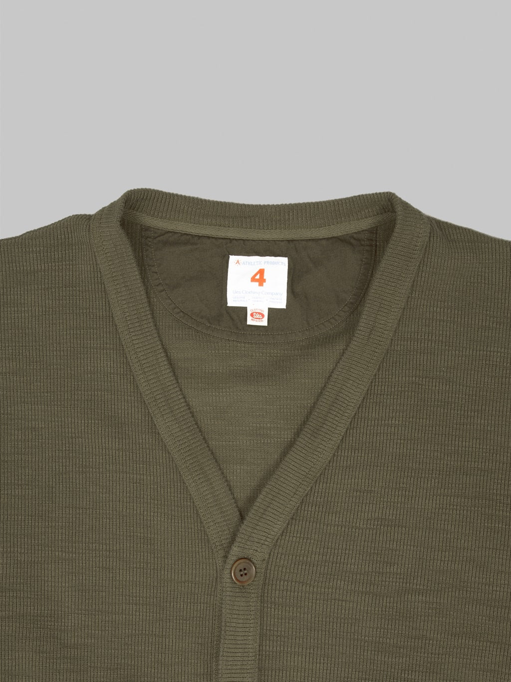 UES Single Rib Cardigan Olive