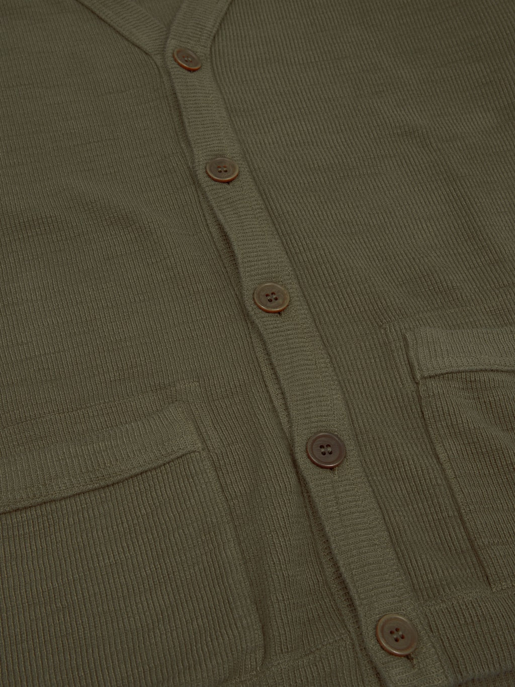 UES Single Rib Cardigan Olive