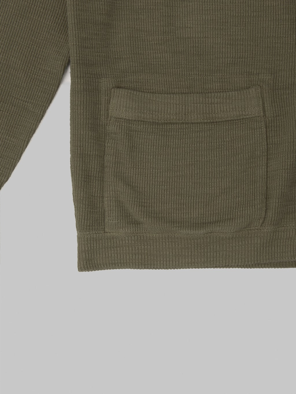 UES Single Rib Cardigan Olive