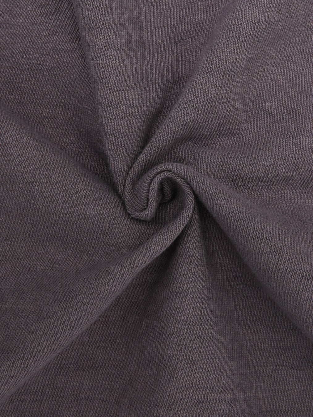 UES  No.8 Slub Nep Long Sleeve T-Shirt Purple Navy