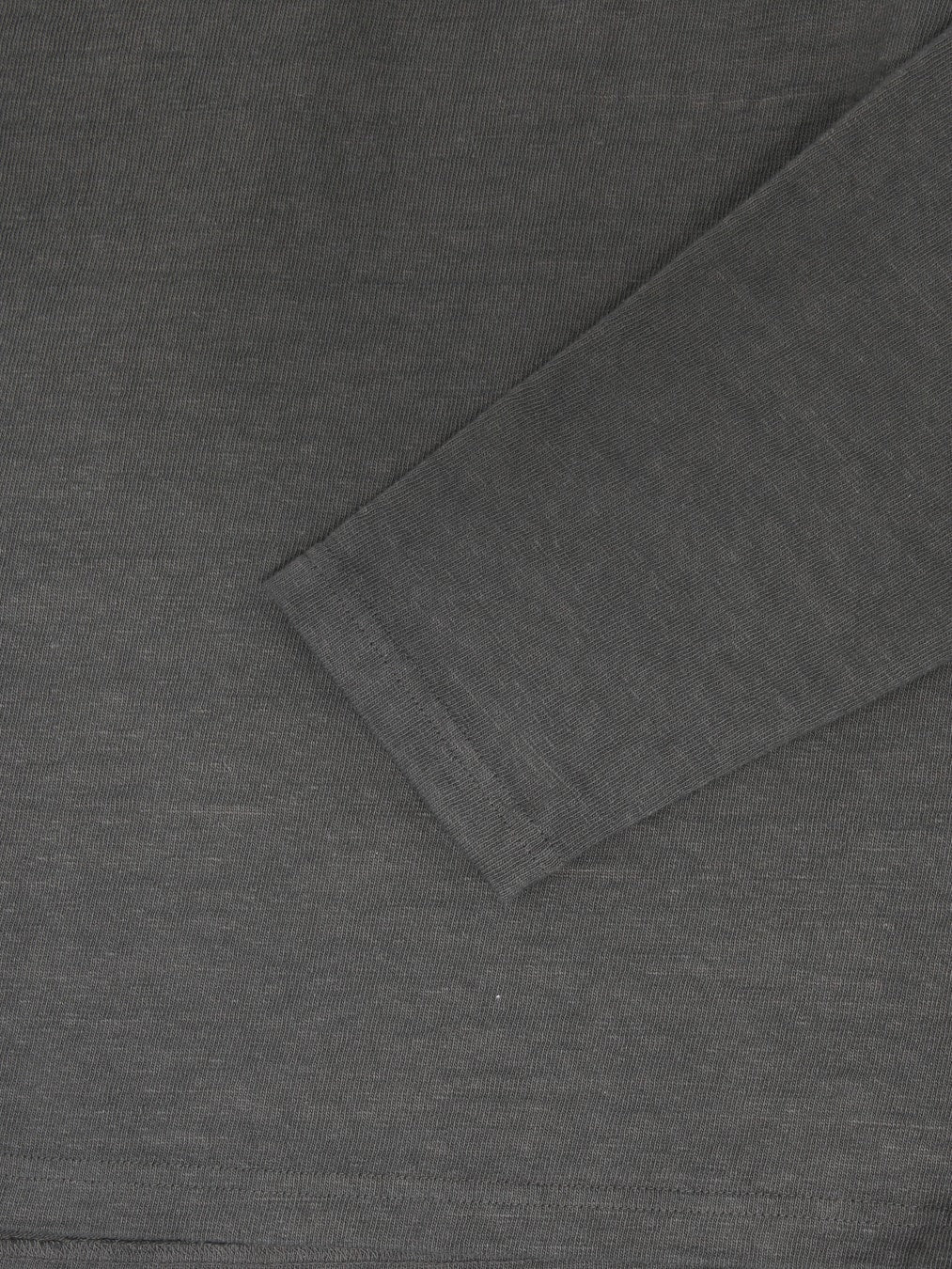 UES  No.8 Slub Nep Long Sleeve T-Shirt Steel Grey