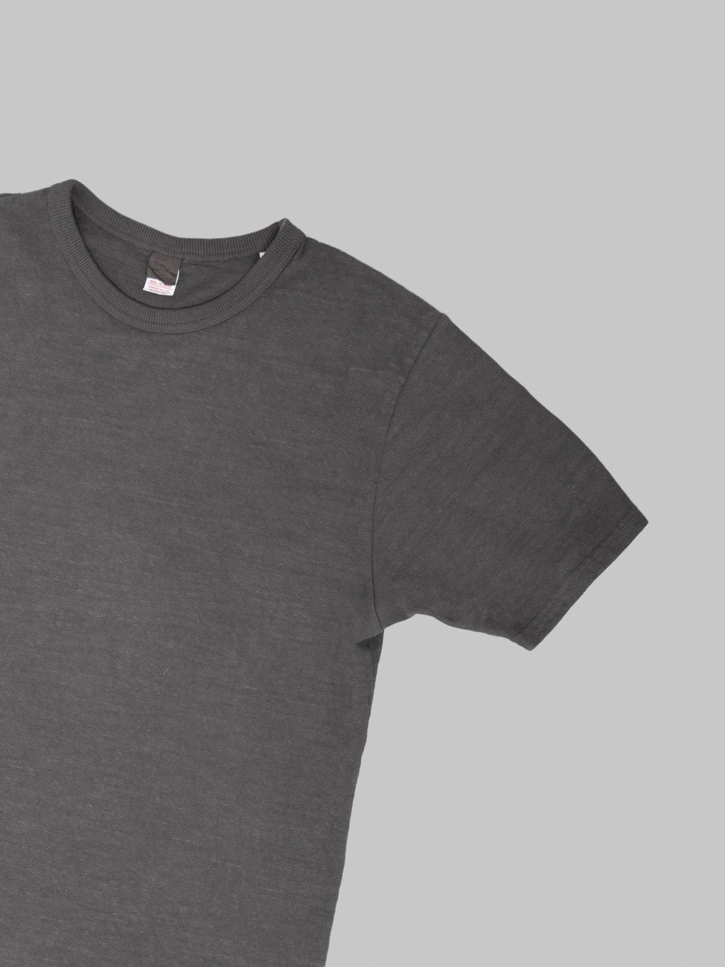 UES No.8 Slub Nep Short Sleeve T-Shirt Steel Grey