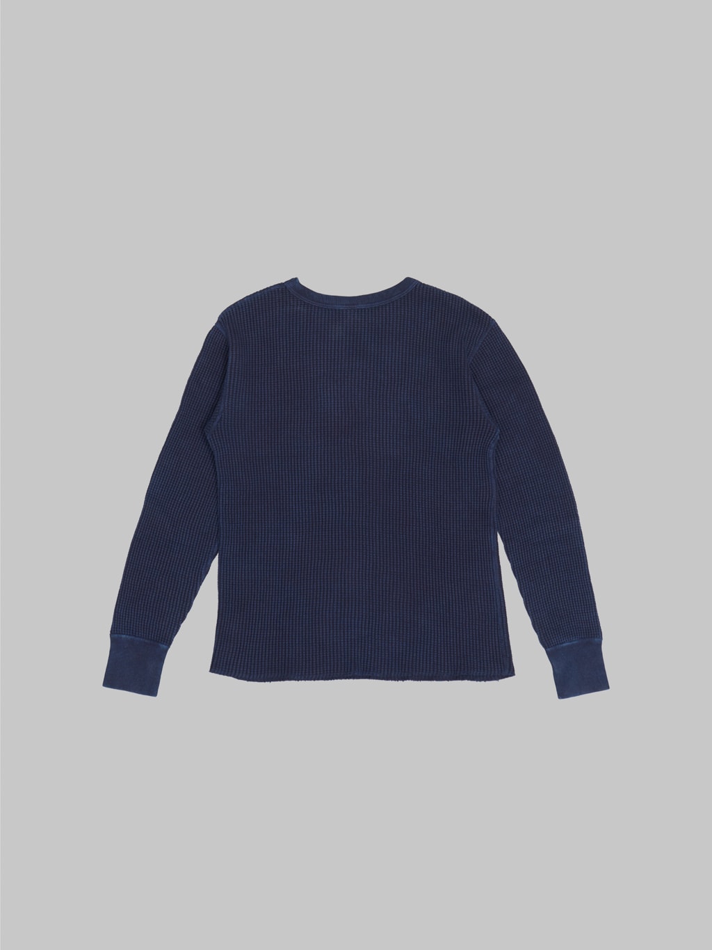 ues thermal big waffle 13oz tshirt indigo made in japan