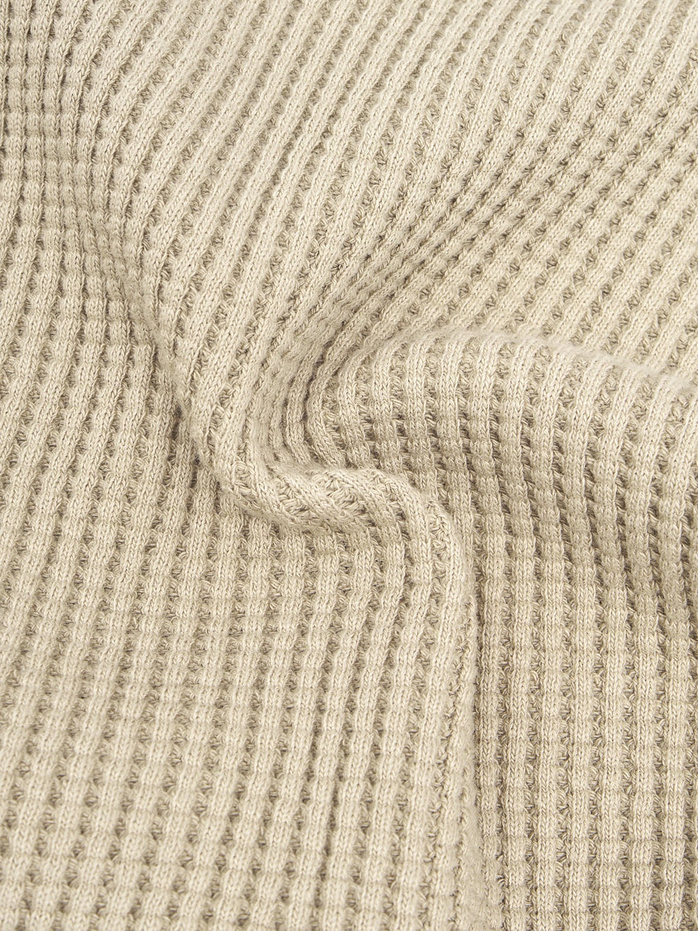 UES Thermal Big Waffle TShirt Beige